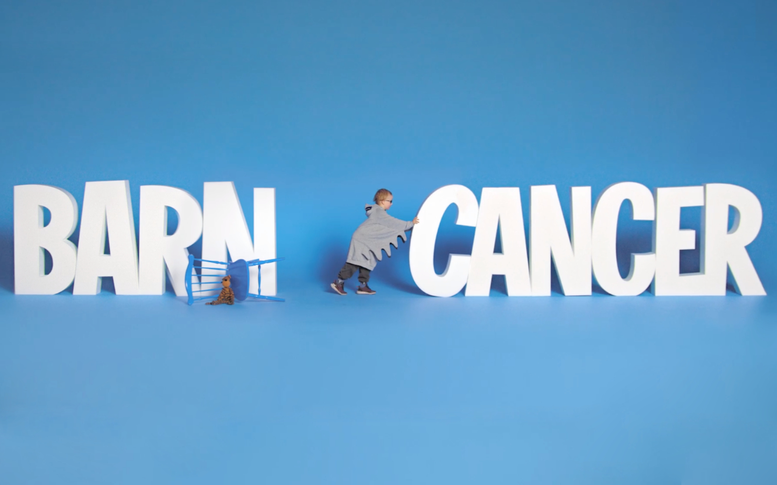 Orden har huvudrollen i Barncancerfondens kommunikation