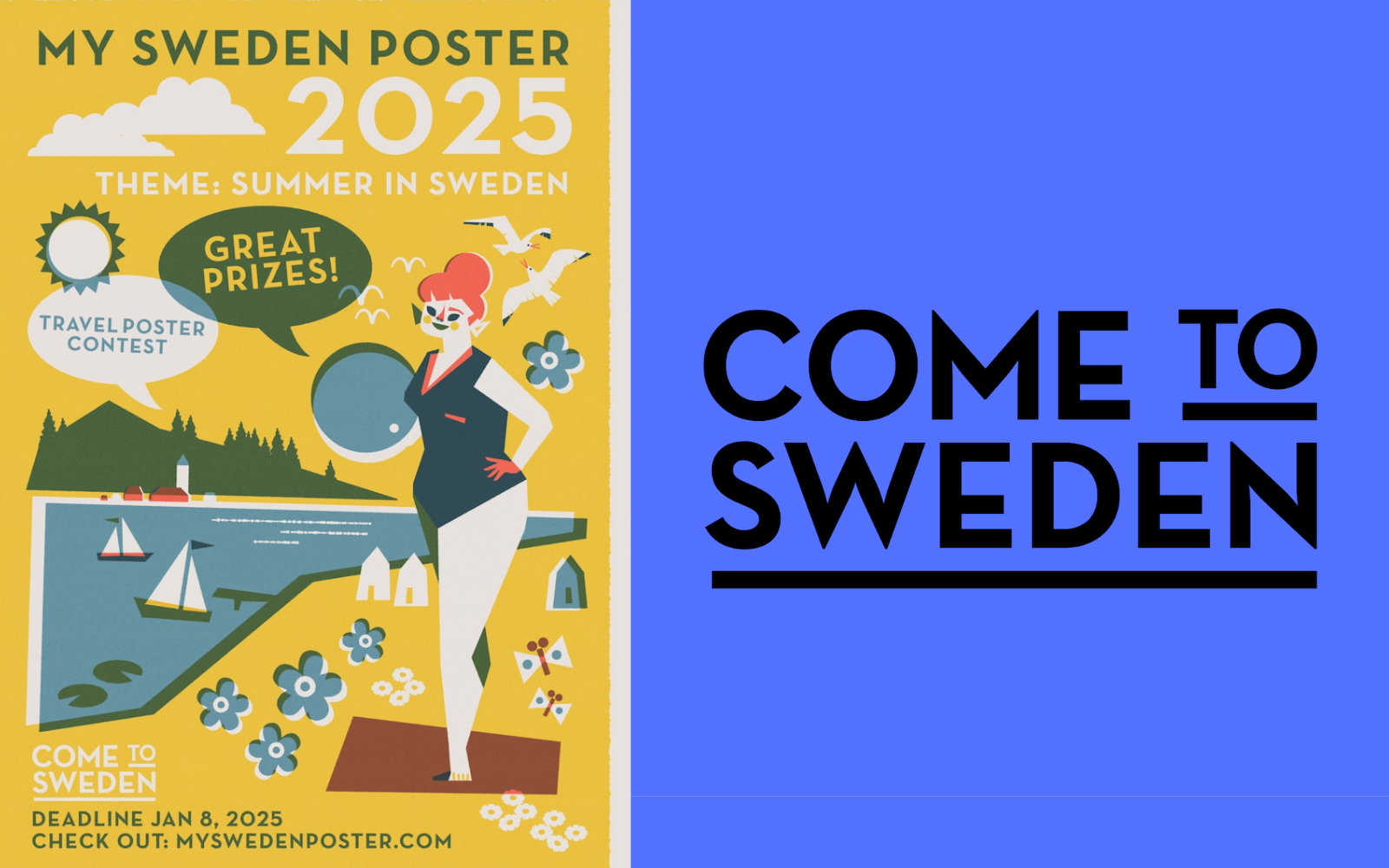 Affischtävlingen Come to Sweden 2025